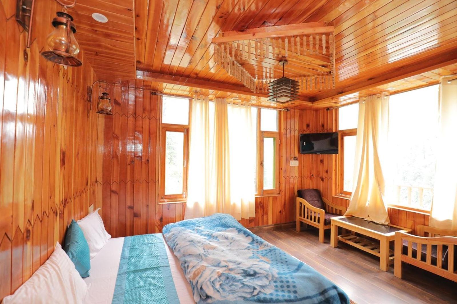 Shangri-La Rooms & Restaurant Kasol Exteriör bild